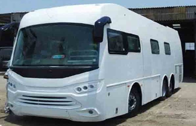 luxury bus for chief minister of Telangana
