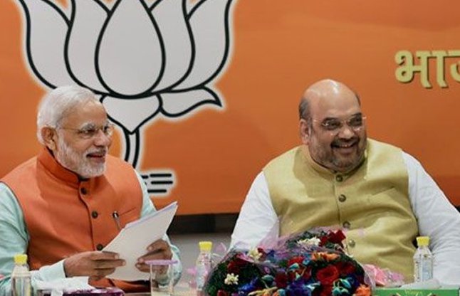PM Modi and BJP president Amit Shah