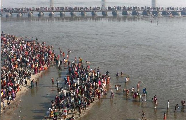 Allahabad sangam, ganga river, yamuna river