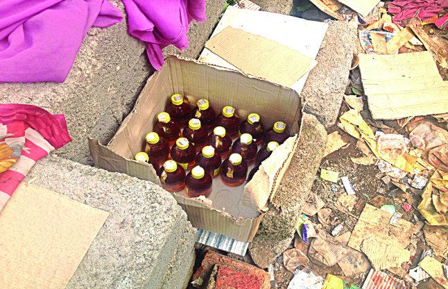 illegal sale of alcohol between two stations 