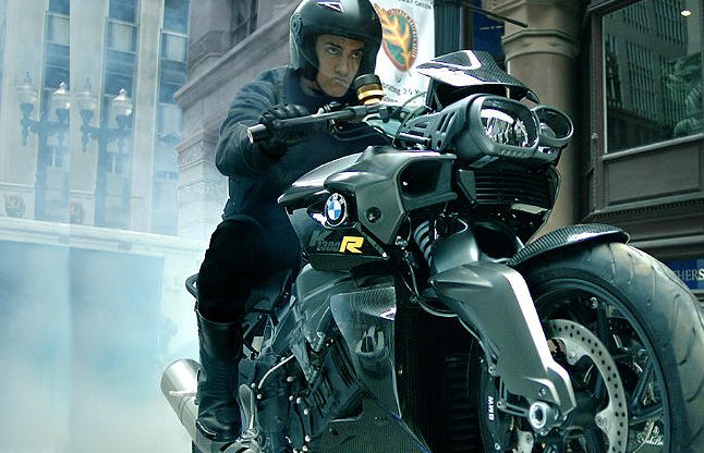 Aamir Khan Dhoom 3 bike