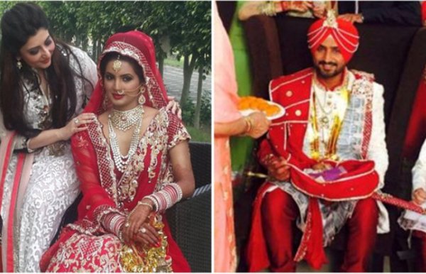 Harbhajan singh-Geeta basra wedding photos 