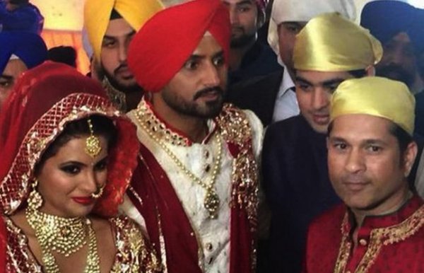 Harbhajan singh-Geeta basra wedding photos 