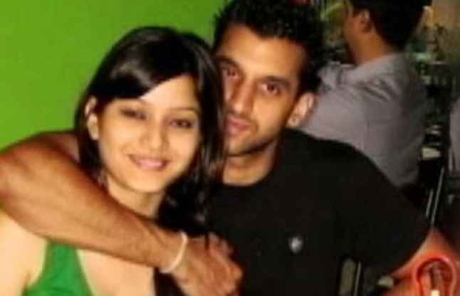 rahul mukharjee with sheena bora