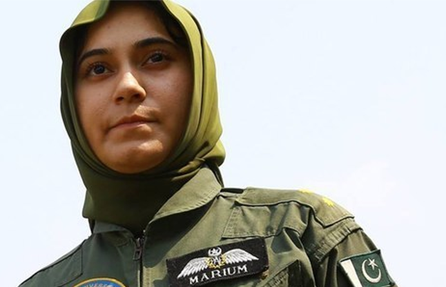 First Pakistani female fighter pilot Marium Mukhti