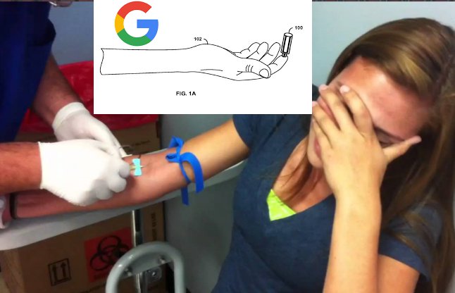 google needle free blood drawing device
