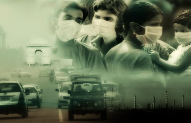 Pollution in delhi