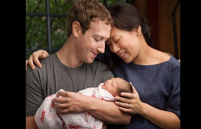 Mark zuckerberg shares a photo with daughter max 