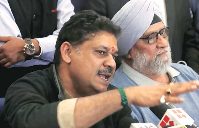 Kirti Azad and Bishan Singh Bedi