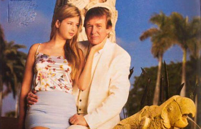 Donald Trump with daughter