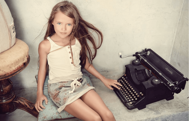 10 year old supermodel Christina Pimenov is the mo