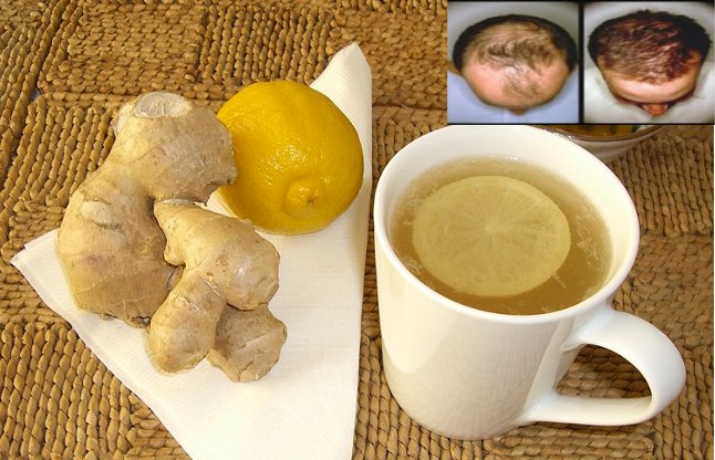 lemon and ginger juice can stop hair fall