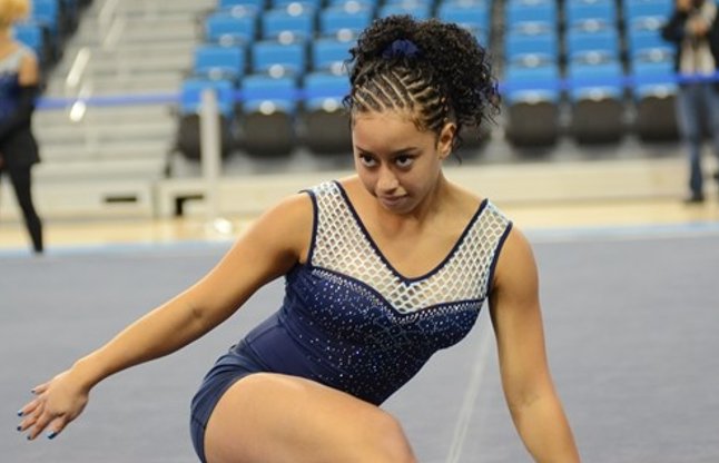 UCLA gymnast Sophina DeJesus 