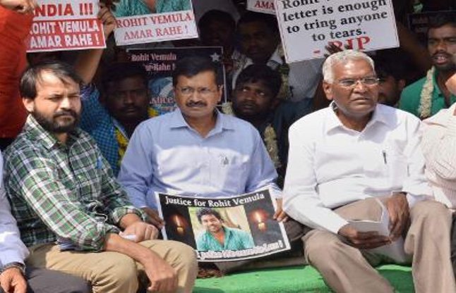Arvind kejriwal addresses justice for rohith vemul