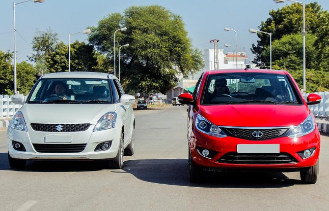 Maruti and TAta car