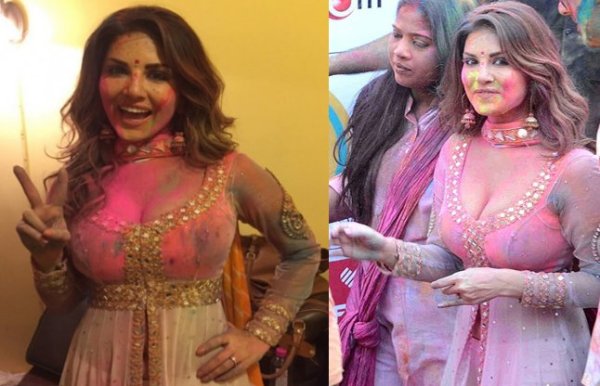 sunny leone Holi and poonam pandey Holi