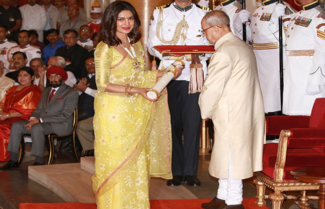 priyanka chopra receive padma