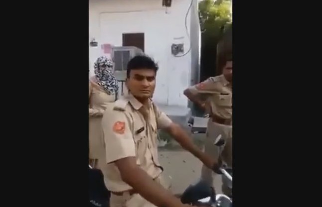 police breaks rules video