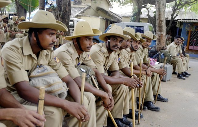 karnataka police strike