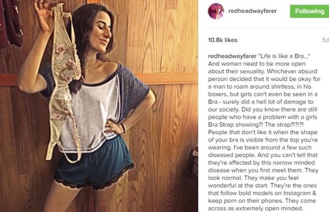 Saloni Chopra bra photo