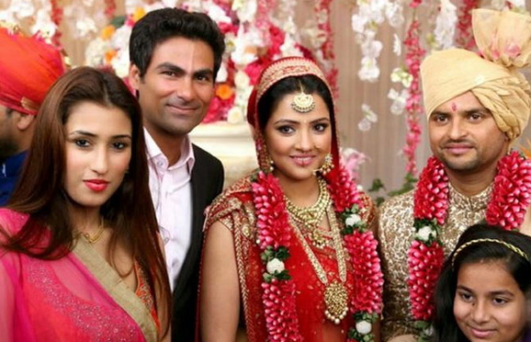 Cricketer Mohammed Kaif with wife Pooja Yadav