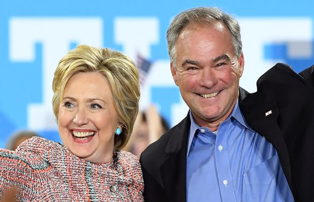 Hillary Clinton and Tim Kane