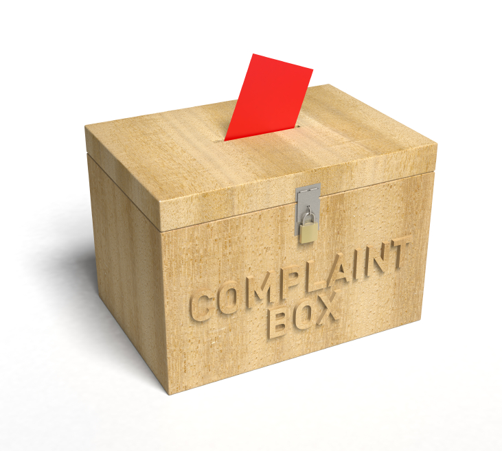 complaint box in town For Tax complain