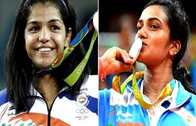 Sakshi Malik PV Sindhu