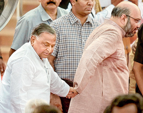 sp and bjp together