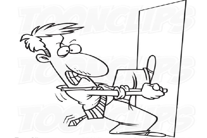 man locked in hospital