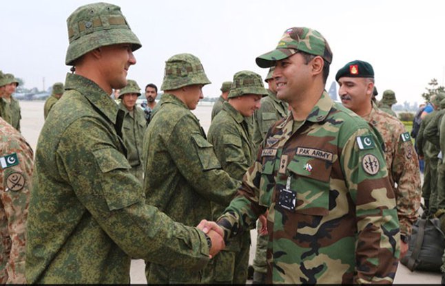 Russian-pakistan joint military exercises