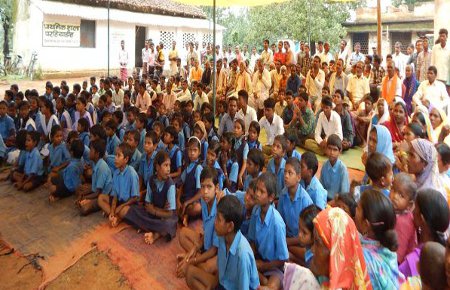 students and people in programme