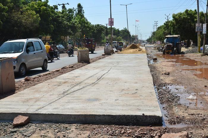 Construction of Road Completed in Paper