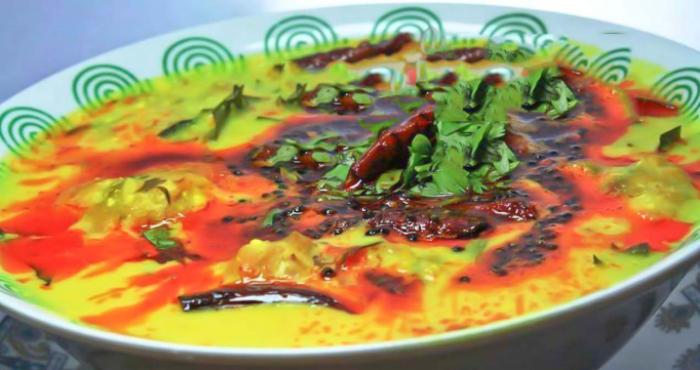 Spicy kadhi for navratri 2016