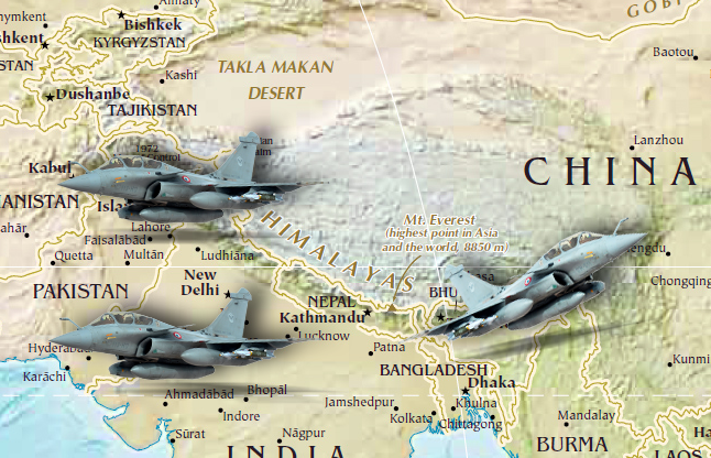 india may deploy rafael on china-pak border