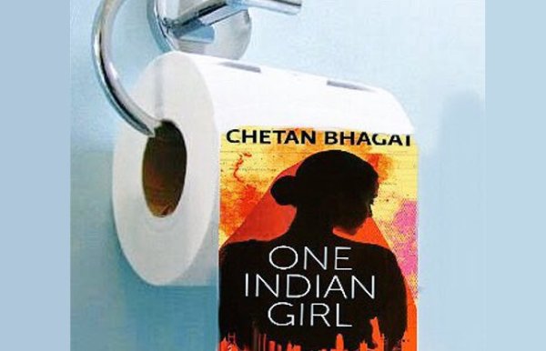 Chetan Bhagat One Indian Girl photos on twitter