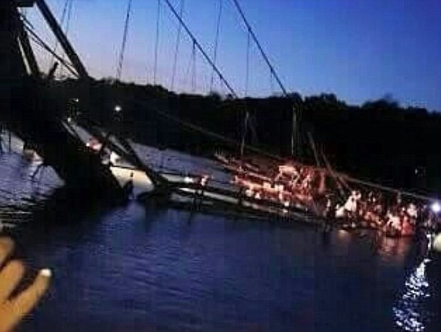 Indonesian bridge collapse