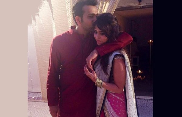 cricketers wife karva chauth celebration photos