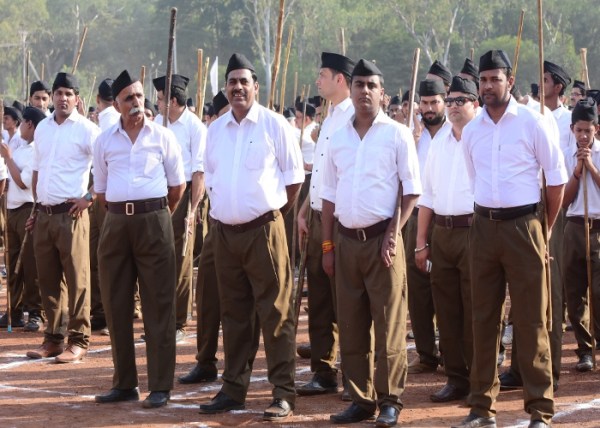 RSS path sanchalan in bhopal