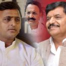 akhilesh, shivapal and mokhtar