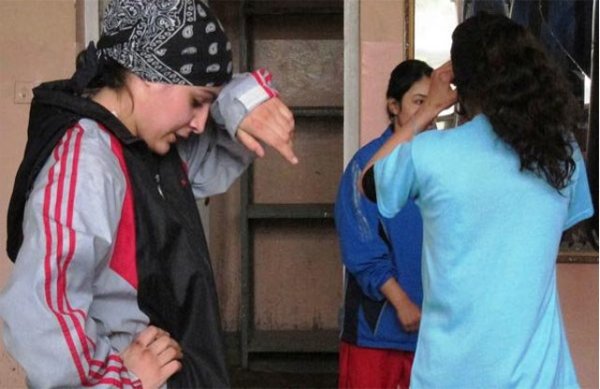 Afghanistan first women fitness club