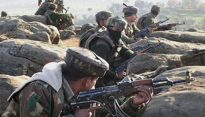 indian army on loc