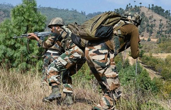 indian army on loc