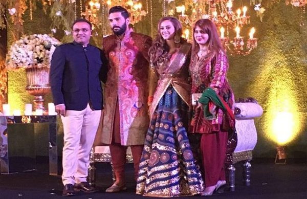 Yuvraj singh reception party in delhi