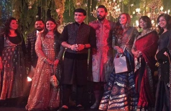 Yuvraj singh reception party in delhi