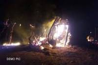 Because of revenge set fire to the apartment of hi