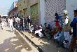 Long queue continued outside the banks