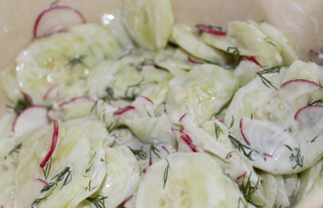 Cucumber salad