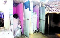 Balod : Toilet in the house, then turned, but not