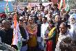congress demonstration for bjp